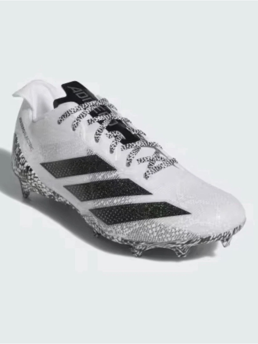 Adidas Adizero Electric II 7v7 Men’s Football Cleats IE8867 Size 9 White/Black